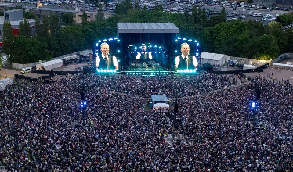 Bruce Springsteen and the E Street Band perform on Boucher Road, Belfast on May 9th 2024 (Photo by Kevin Scott)