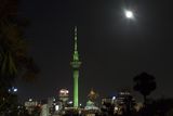 thumbnail: The Sky Tower in Auckland, New Zealand, illuminated in green as part of Tourism Irelands Global Greening initiative, to celebrate the island of Ireland and St Patrick.