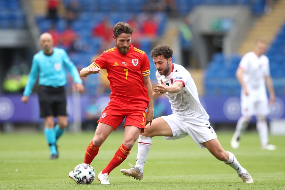 Joe Allen (left) has reversed his decision to retire from international football to lend Wales vital midfield experience (Nick Potts/PA)