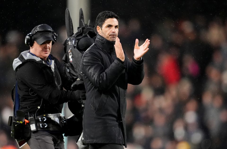 Mikel Arteta’s Gunners host Monaco (Adam Davy/PA)