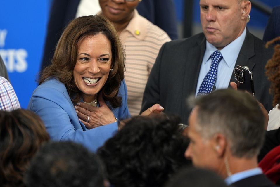 Kamala Harris plans a bus tour starting in Pittsburgh (Mike Stewart/AP)