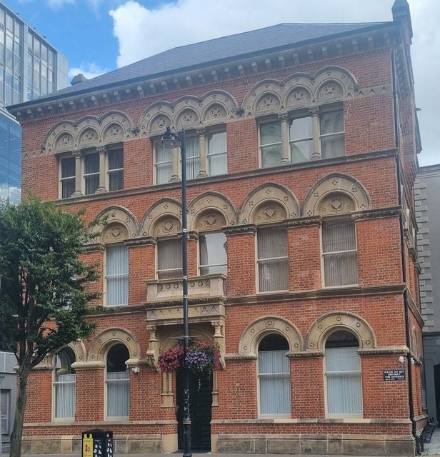 The beautifully restored, listed linen warehouse at 28 Bedford Street, situated in the heart of the Linen Quarter