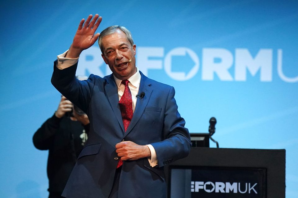 Reform UK leader Nigel Farage (Jacob King/PA)