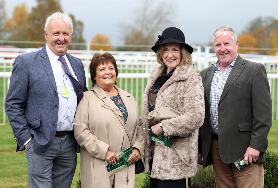 Brian and Jackie Graham along with Margaret and Alan Campbell. Image: Press Eye