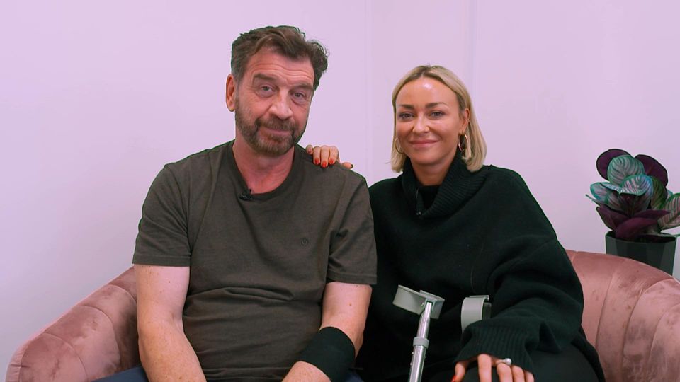 DIY SOS star Nick Knowles after he pulled out of the Strictly Come Dancing live show on Saturday due to an injury (BBC)