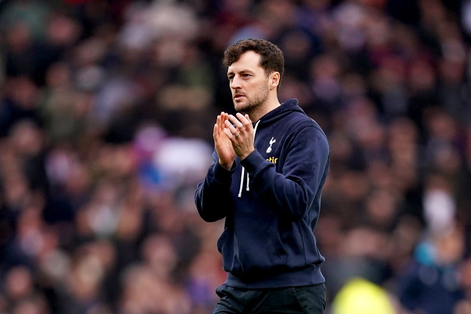 Ryan Mason enjoyed two spells in interim charge of Spurs (John Walton/PA)