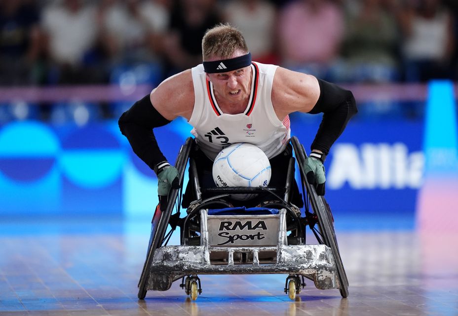 Great Britain’s Aaron Phipps during the Paris 2024 Summer Paralympic Games (Zac Goodwin/PA)