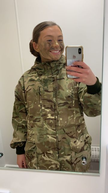 Gunner Jaysley Beck taking a selfie in her uniform (Family handout/PA)