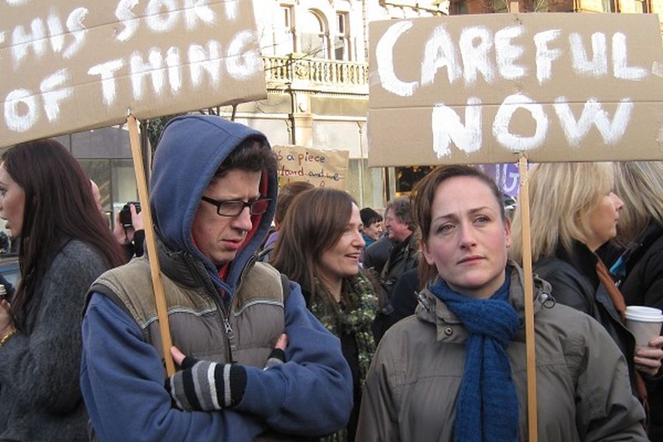 Up to 1,000 people took part in the cross community Peace Gathering in Belfast city centre