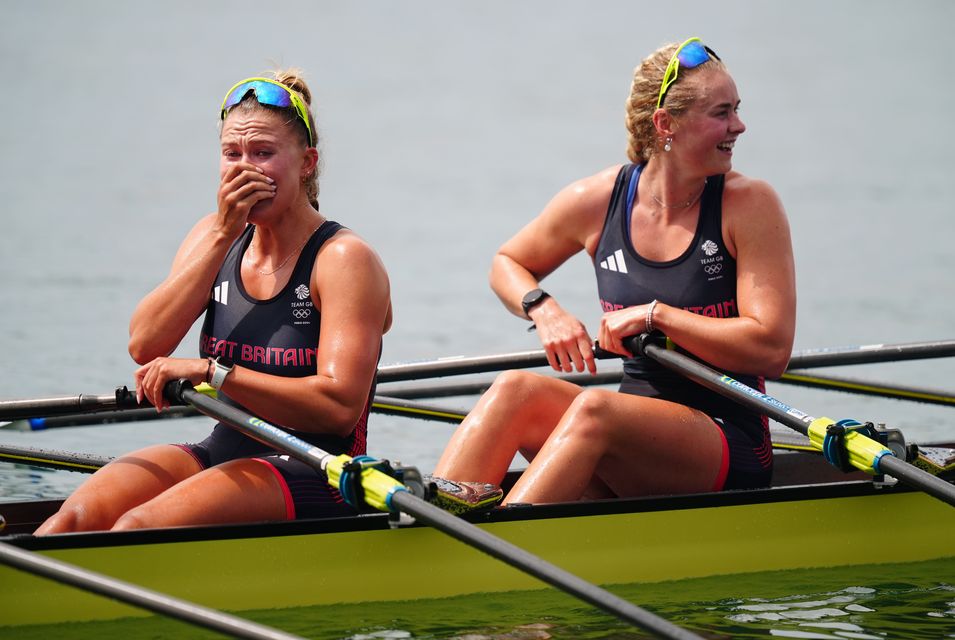 Family members of the Team GB rowing quartet said the race was ‘nail-biting’ (Mike Egerton/PA)