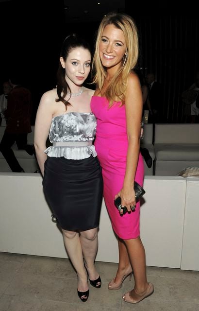 Gossip Girl cast members Michelle Trachtenberg and Blake Lively (Evan Agostini/AP)