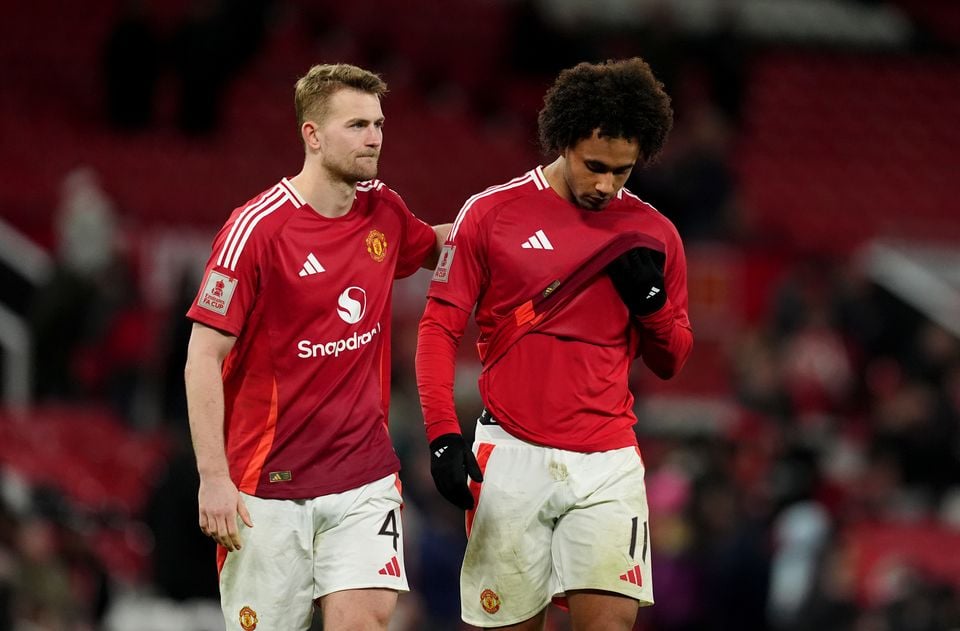 Manchester United crashed out of the FA Cup on Sunday (Martin Rickett/PA)