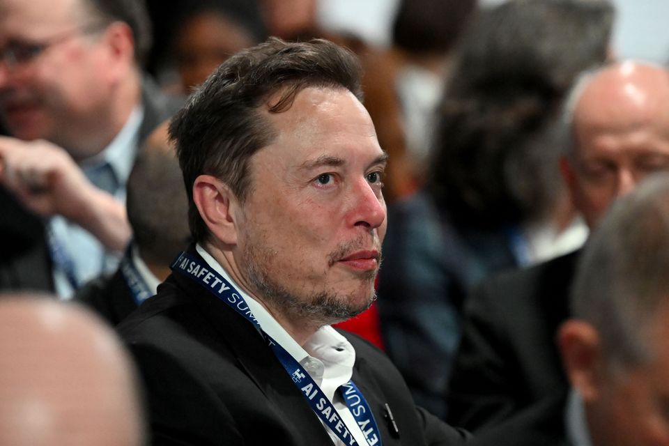 Tesla owner Elon Musk has repeatedly criticised the Prime Minister on his social media platform, X (Leon Neal/PA)