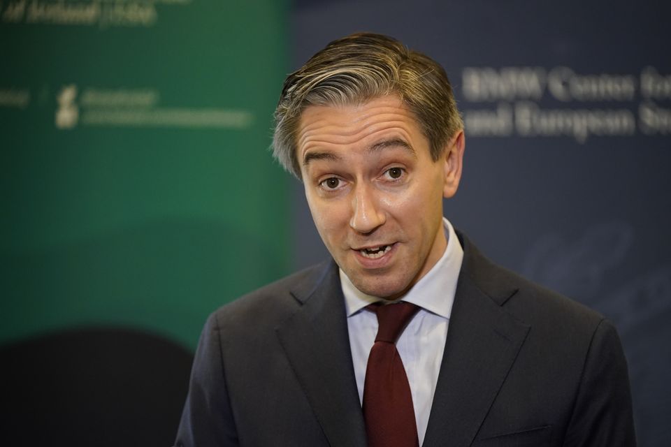 Taoiseach Simon Harris has been pushing for new housing targets to be set ahead of the election (Niall Carson/PA).