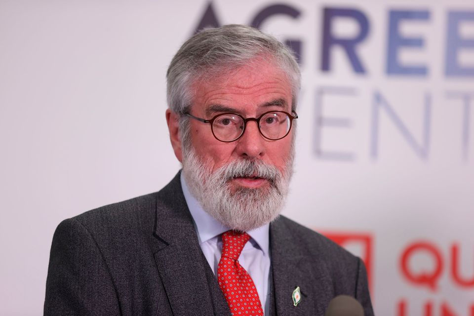 Gerry Adams. Pic by PA.