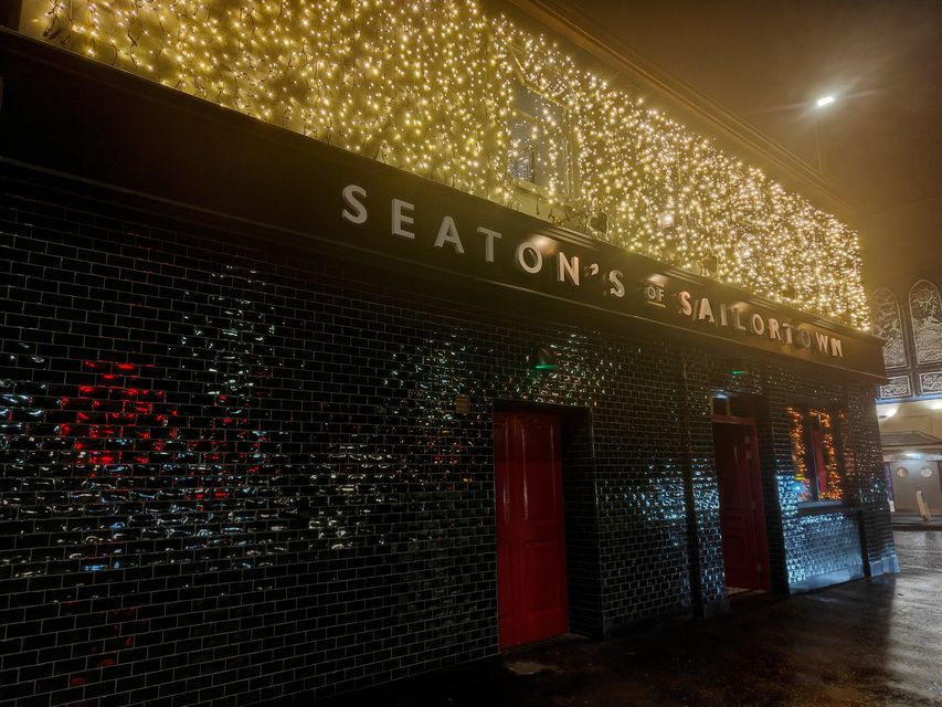 Seaton's of Sailortown lit up with festive lighting ahead of launch on Friday