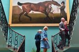 thumbnail: The Prince of Wales and Duchess of Cornwall tour Mount Stewart House, in Co Down on the last day of their visit to Northern Ireland.
