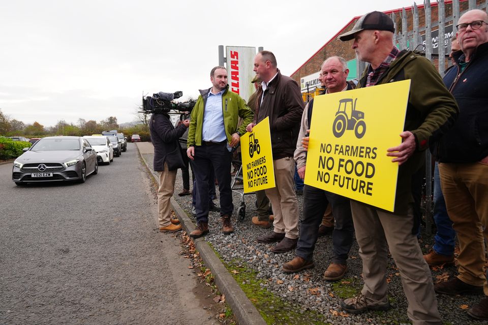 Farmers say the proposals are a fresh blow on top of a bad year (Owen Humphreys/PA)