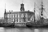 thumbnail: Belfast Harbour, the old Harbour office photographed from the Clarendon Dock around 1890.
BELFAST TELEGRAPH ARCHIVE