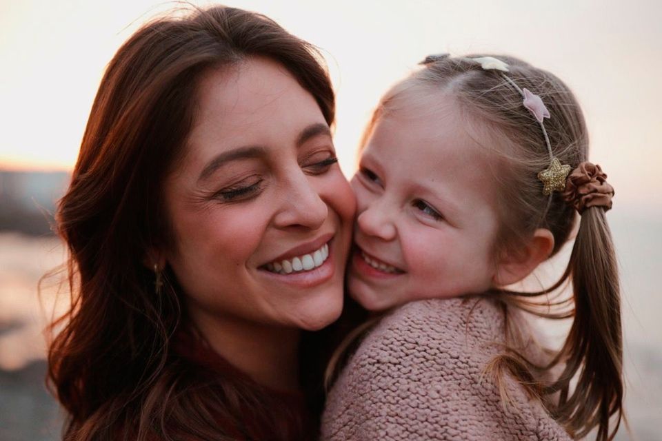 Christina Campbell with daughter Olivia Rose 