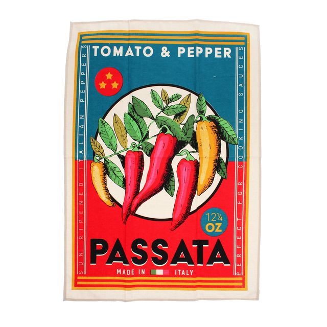 Passata tea towel, £5.95, Rex London