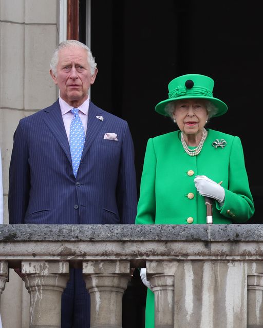 The then-Prince of Wales and Queen Elizabeth II during the Platinum Jubilee celebrations (Chris Jackson/PA)