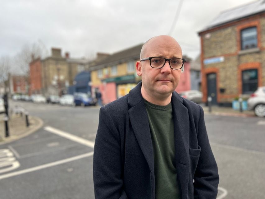 Fine Gael councillor Ray McAdam in the Arbour Hill area of Stoneybatter in Dublin (Cillian Sherlock/PA)