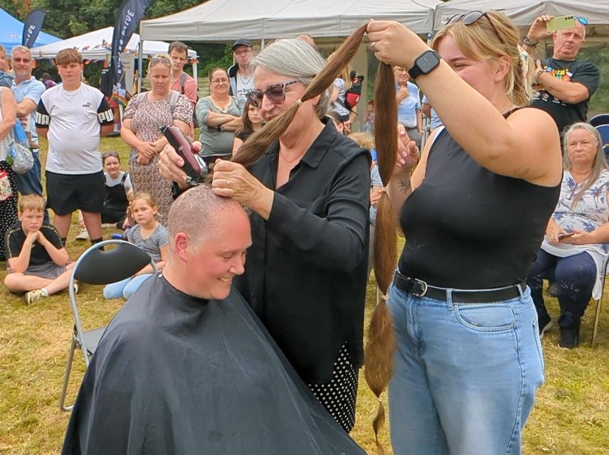 Jack Drever donated 35 inches of hair to The Little Princess Trust (LPT/handout/PA)