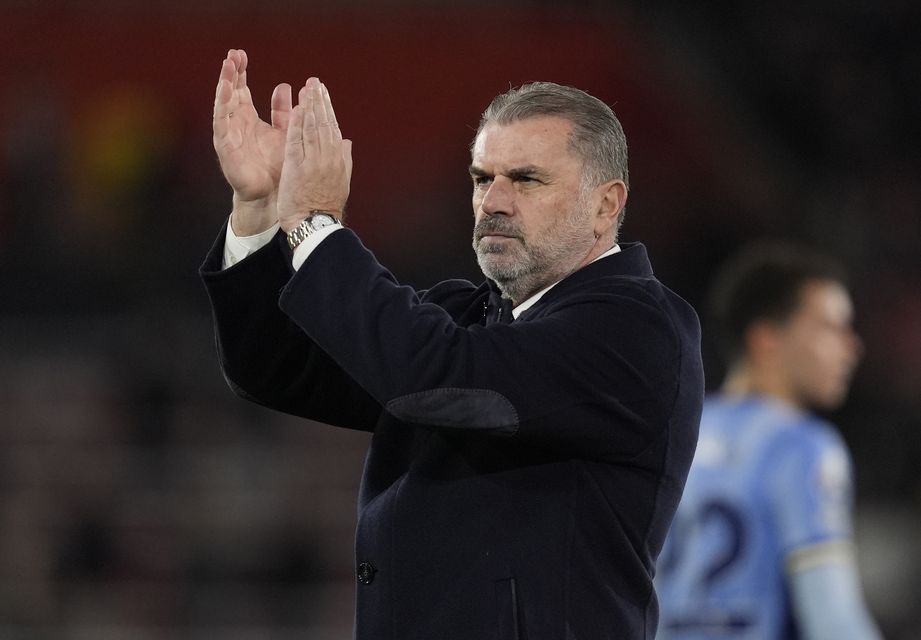 Ange Postecoglou has received both praise and criticism for his bold playing style (Andrew Matthews/PA)