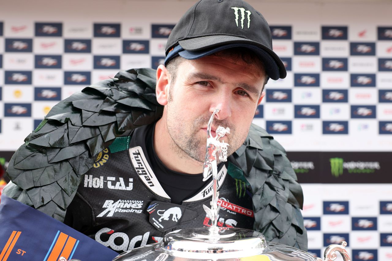 Michael Dunlop secures Saturday double to extend Isle of Man record to