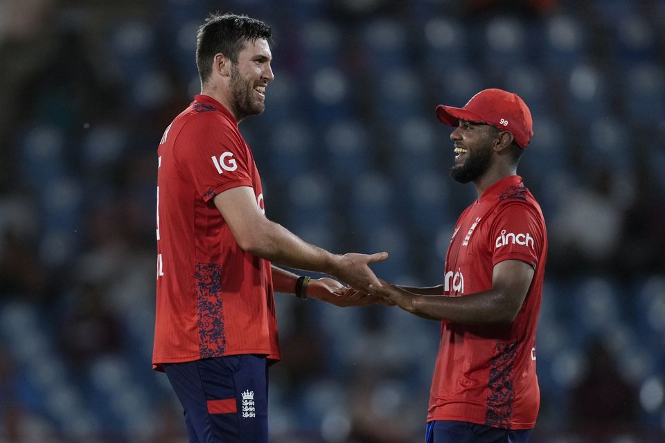 Jamie Overton, left, also starred for England (Ricardo Mazalan/AP)