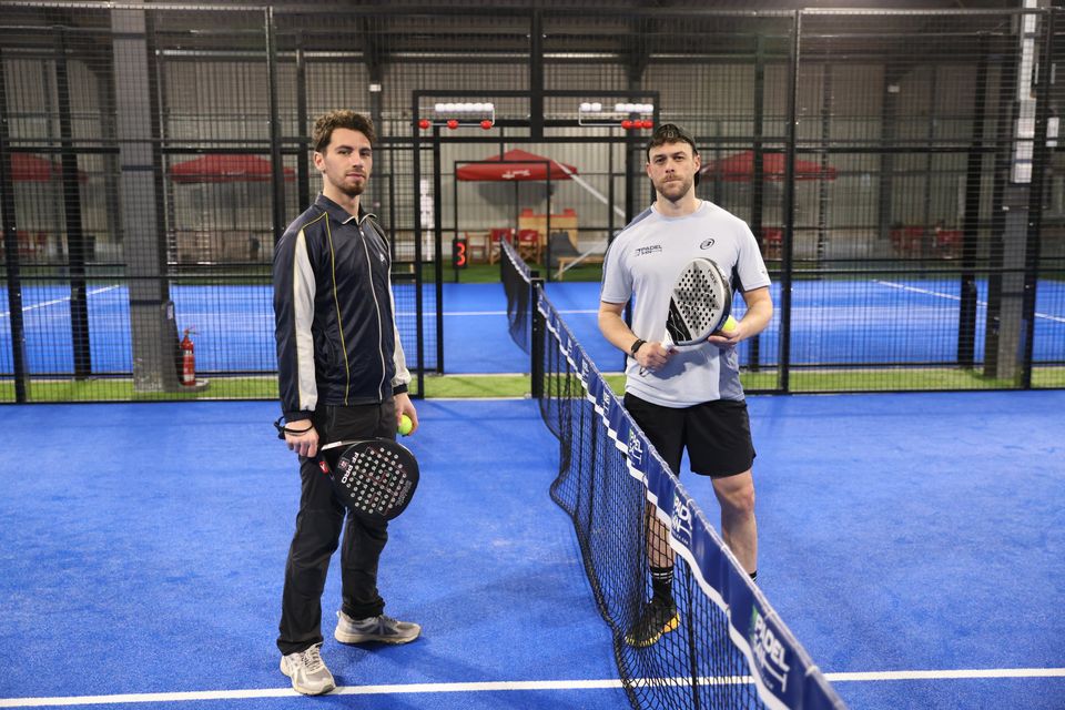 Abdullah Sabri with Bradley Bates. Photo: Peter Morrison