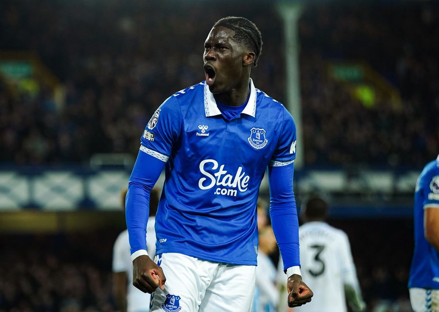 Everton’s Amadou Onana (Peter Byrne/PA)
