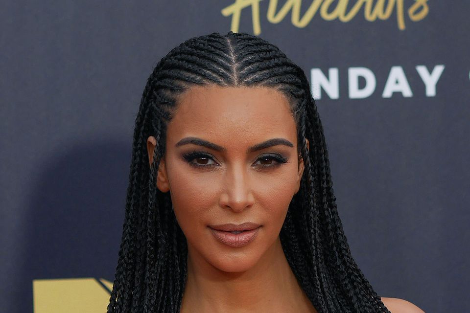 Saint West looks ADORABLE with cornrows as Kim Kardashian takes