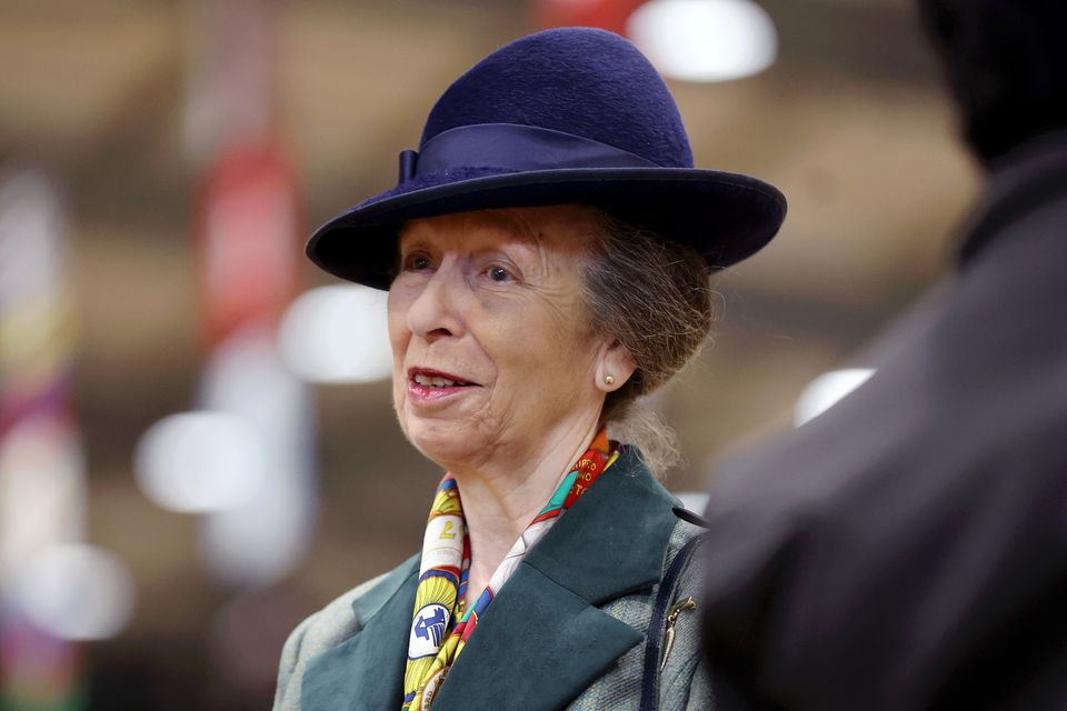 Anne returned to engagements at the Riding for the Disabled Association (RDA) National Championships (Cameron Smith/PA)