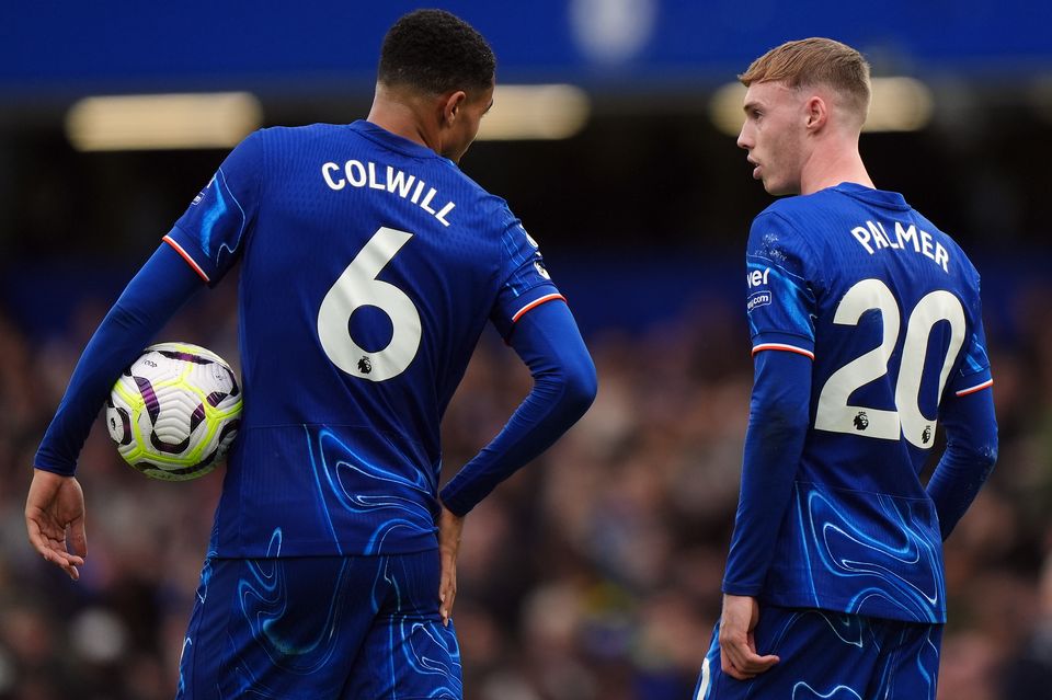 Chelsea duo Levi Colwill and Cole Palmer were among a host of players to withdraw from England duty recently (Bradley Collyer/PA)