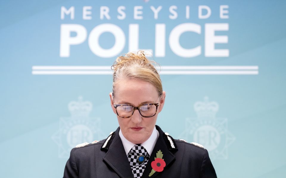 Chief Constable Serena Kennedy at Merseyside Police headquarters in Liverpool (Danny Lawson/PA)