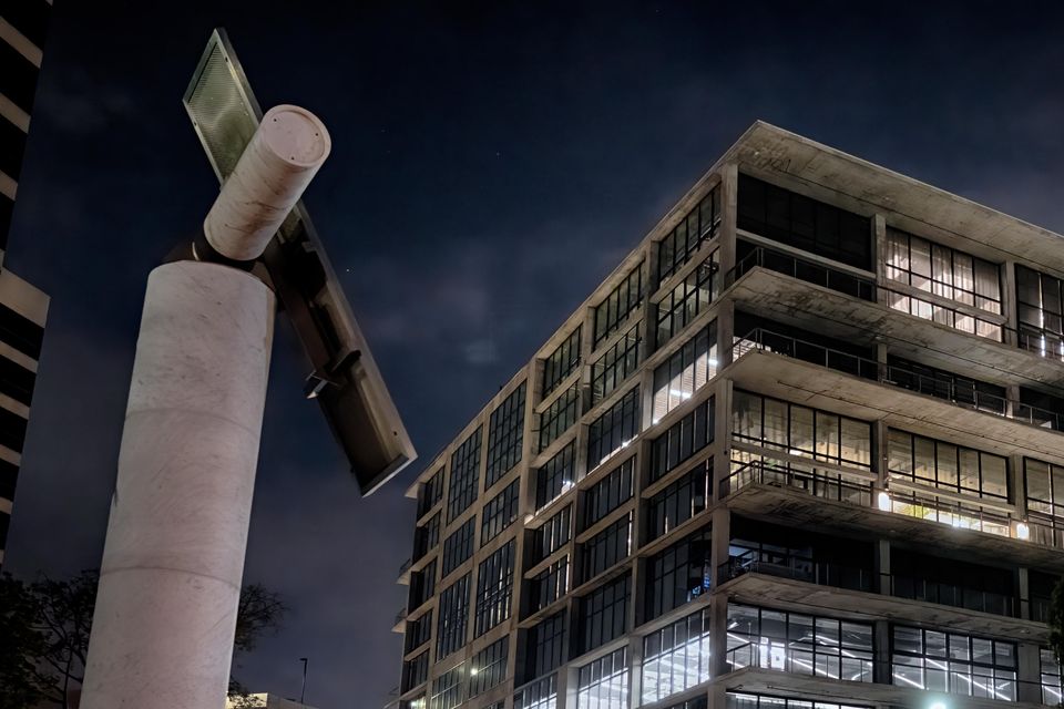 A TikTok sign on top of their building in Culver City, California (Richard Vogel/AP)