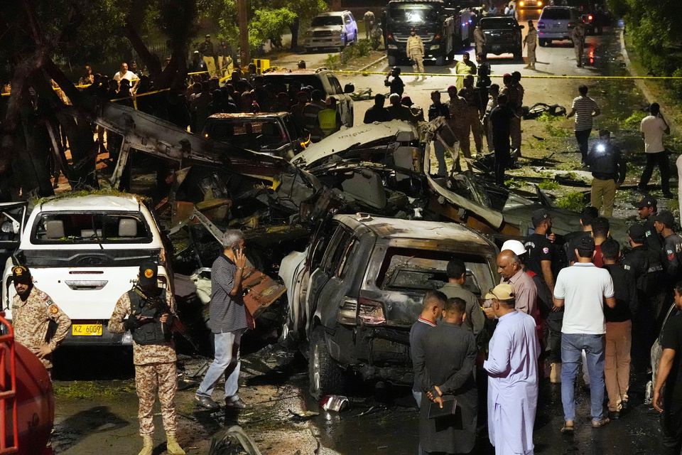 Pakistani Baloch separatists have claimed responsibility for the deadly blast (AP)