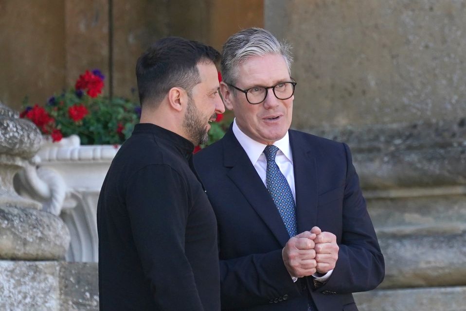 Aid for Ukraine was a major theme of the European Political Community summit at Blenheim Palace on Thursday (Jacob King/PA)