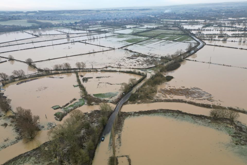 A major incident was declared in the county on Monday (Joe Giddens/PA)