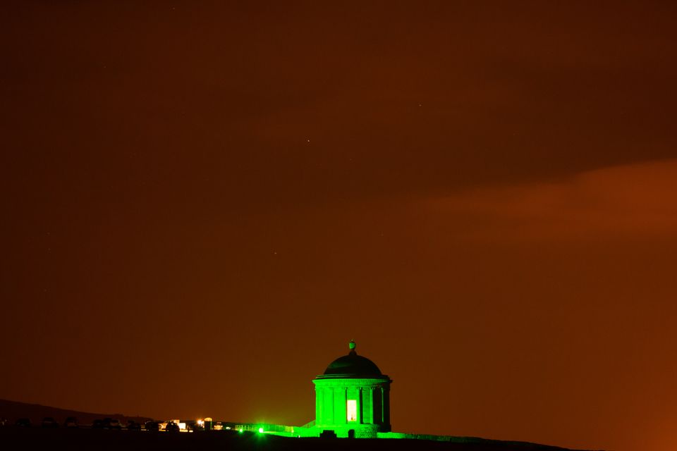 Mussenden Temple and Venus, pictured by Glenn Miles