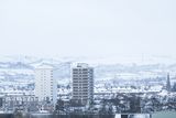 thumbnail: Snow falls over Belfast.
Picture Colm O'Reilly