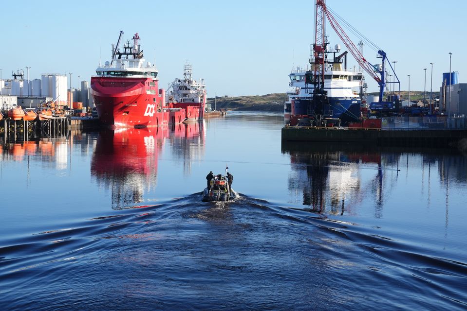 Police are continuing to search the River Dee and harbour areas in Aberdeen (Andrew Milligan/PA)