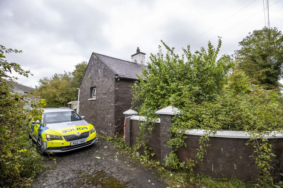 Police at a property on the Greenan Road outside Warrenpoint after the death of an elderly couple. Credit: Liam McBurney/RAZORPIX