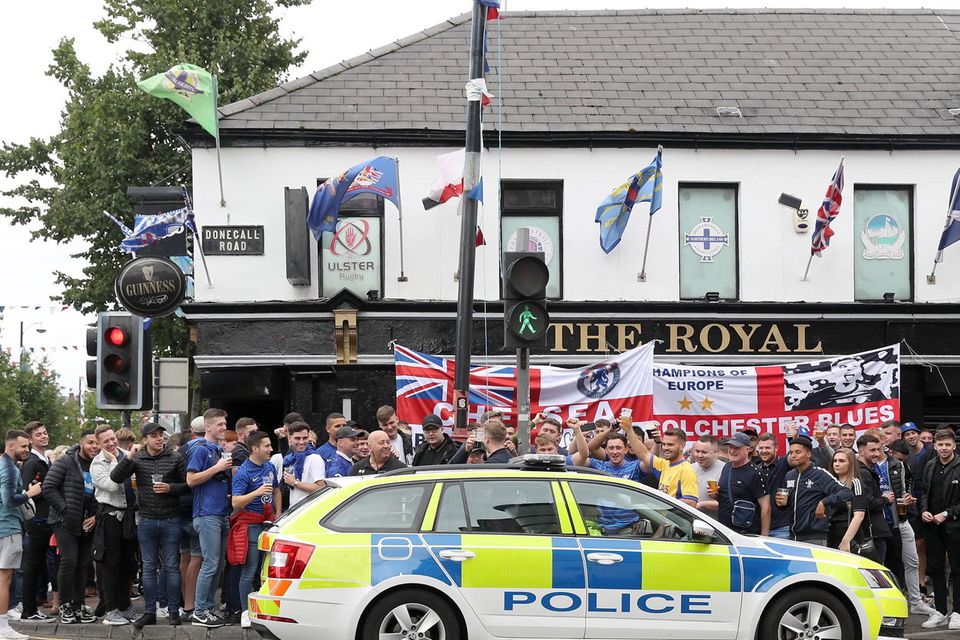 Photo gallery Fans in high spirits ahead of Belfast Uefa Super