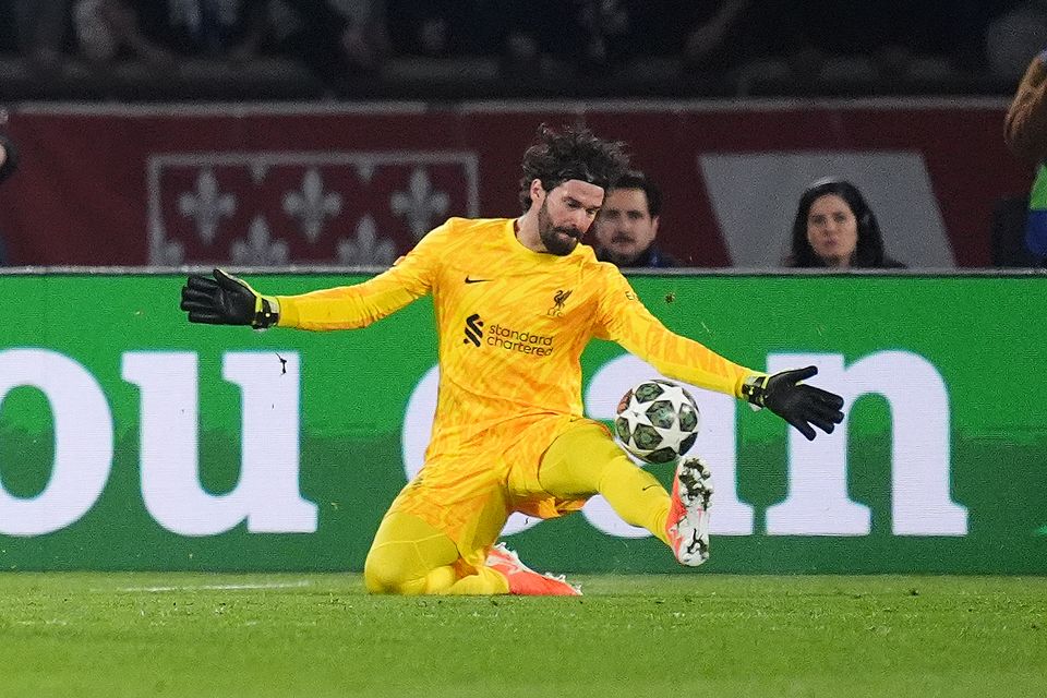 Alisson Becker produced an inspired display (Adam Davy/PA)