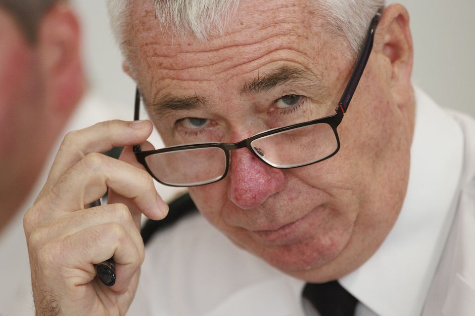 PSNI Chief Constable Jon Boutcher during a meeting of the Northern Ireland Policing Board in Belfast (Liam McBurney/PA)