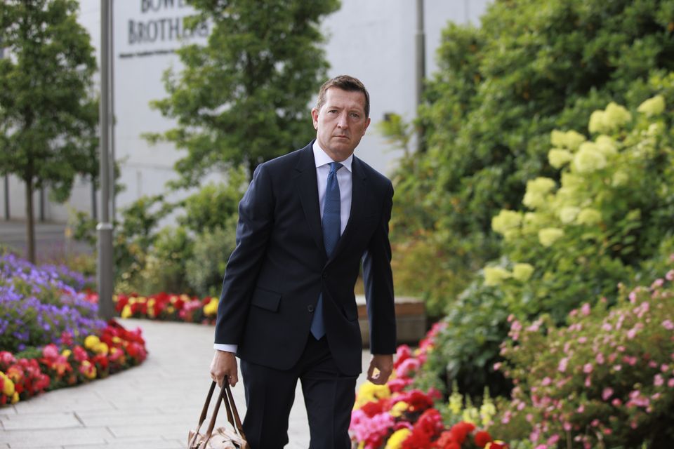 Paul Greaney KC, counsel to the Omagh Bombing Inquiry, arriving at the Strule Arts Centre in Omagh (Liam McBurney/PA)