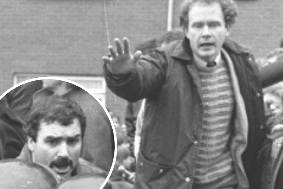 Martin McGuinness and (inset) Freddie Scappaticci